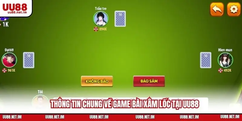 Thông tin chung về game bài xâm lốc tại UU88